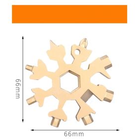 Snow 18 In One Multi-Function Tool Card Combination (Option: 1pc-Gold)